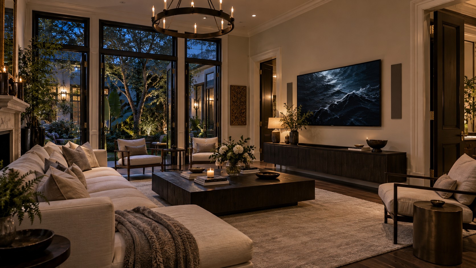 Concept of an integrated living room entertainment system